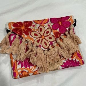 Flowered crossbody or wallet
